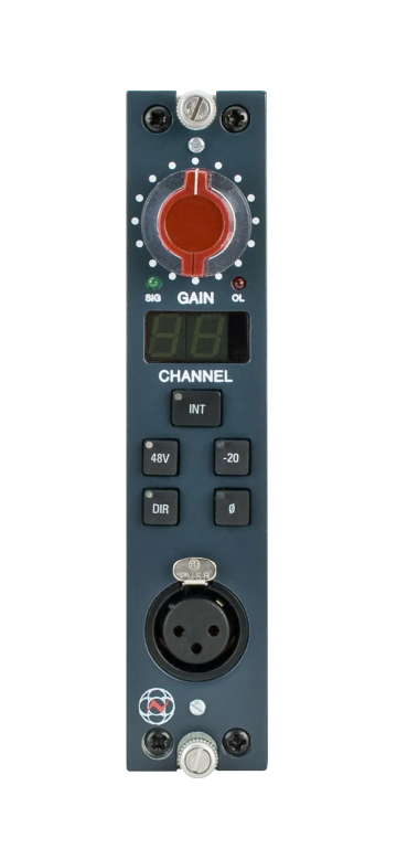 AMS Neve 1081 R Mono Mic Preamp Module (red knob)