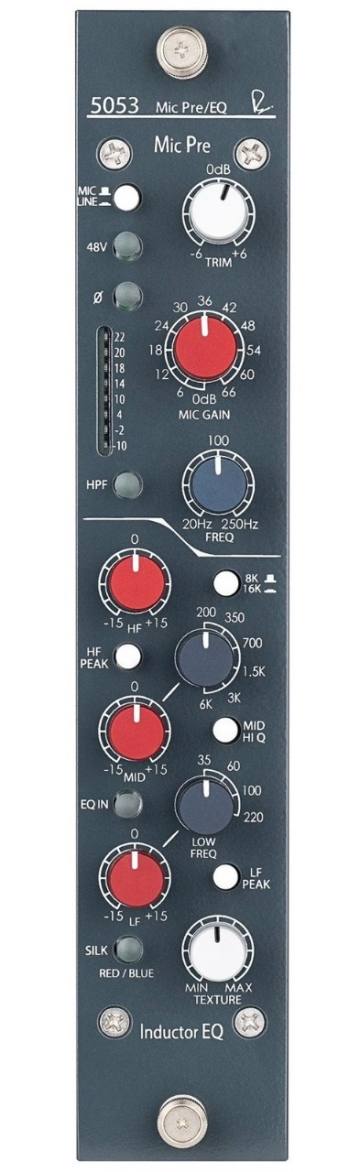 Rupert Neve Designs Shelford 5053 Transformer-Gain Mic Pre / Inductor EQ