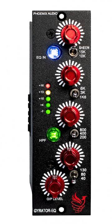 Phoenix Audio Gyrator EQ/500 | 4 band EQ 500 series
